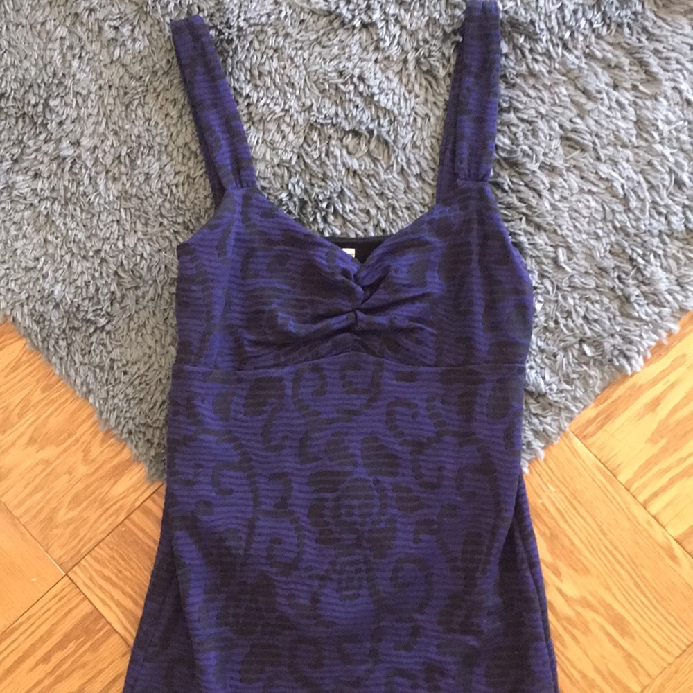 EUC printed Free People Bodycon Dress - Picture 3 of 5